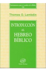 Papel INTRODUCCION AL HEBREO BIBLICO