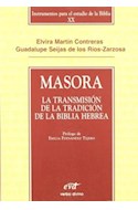 Papel MASORA LA TRANSMISION DE LA TRADICION DE LA BIBLIA HEBR  EA