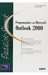 Papel PROGRAMACION CON MICROSOFT OUTLOOK 2000
