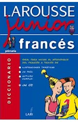Papel DICCIONARIO LAROUSSE JUNIOR FRANCES (DICCIONARIO + CD) (CARTONE)