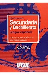 Papel DICCIONARIO SECUNDARIA Y BACHILLERATO LENGUA ESPAÑOLA (  CARTONE)