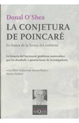 Papel CONJETURA DE POINCARE EN BUSCA DE LA FORMA DEL UNIVERSO (COLECCION METATEMAS) (104) (RUSTICA)