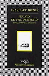 Papel ENSAYO DE UNA DESPEDIDA POESIA COMPLETA [1960-1997] (COLECCION FABULA)