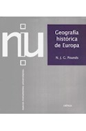 Papel GEOGRAFIA HISTORICA DE EUROPA (NUEVOS INSTRUMENTOS UNIVERSITARIOS)