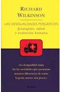 Papel DESIGUALDADES PERJUDICAN JERARQUIAS SALUD Y EVOLUCION (COLECCION DARWINISMO HOY) (CARTONE)