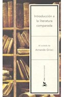 Papel INTRODUCCION A LA LITERATURA COMPARADA (LETRAS DE HUMANIDAD)