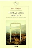Papel TIERRAS LEYES HISTORIA ESTUDIOS SOBRE LA GRAN PROPIEDAD (HISTORIA MEDIEVAL)