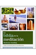 Papel BIBLIA DE LA MEDITACION GUIA ESENCIAL PARA LA MEDITACION (COLECCION CUERPO-MENTE) (RUSTICO)