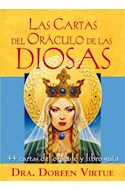 Papel CARTAS DEL ORACULO DE LAS DIOSAS (44 CARTAS DEL ORACULO  Y LIBRO GUIA)
