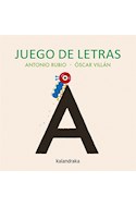 Papel JUEGO DE LETRAS [ILUSTRADO] (CARTONE)