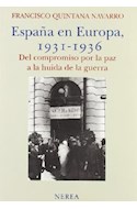 Papel ESPAÑA EN EUROPA 1931-1936 DEL COMPROMISO POR LA PAZ A