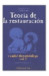 Papel TEORIA DE LA RESTAURACION Y UNIDAD DE METODOLOGIA VOL.2