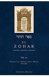 Papel ZOHAR VOL XX (SECCIONES TZAV - SHEMINI - TAZRIA - METZORA) (CABALA Y JUDAISMO) (CARTONE)