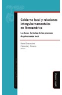 Papel GOBIERNO LOCAL Y RELACIONES INTERGUBERNAMENTALES EN IBEROAMERICA