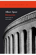 Papel MEMORIAS (SPEER ALBERT)(EL ACANTILADO 51) (CARTONE)
