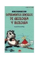 Papel EXPERIMENTOS SENCILLOS DE GEOLOGIA Y BIOLOGIA (EL JUEGO DE LA CIENCIA)