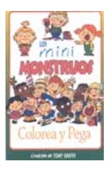 Papel MINI MONSTRUOS COLOREA Y PEGA (MINI MONSTRUOS)