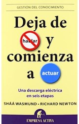 Papel DEJA DE HABLAR Y COMIENZA A ACTUAR UNA DESCARGA ELECTRICA EN SEIS ESTAPAS (GESTION DEL CONOCIMIENTO)
