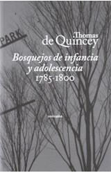 Papel BOSQUEJOS DE INFANCIA Y ADOLESCENCIA 1785-1800