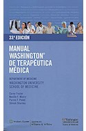Papel MANUAL WASHINGTON DE TERAPEUTICA MEDICA (33 EDICION) (R  USTICO)
