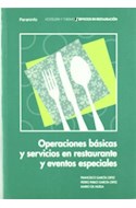 Papel OPERACIONES BASICAS Y SERVICIOS EN RESTAURANTE Y EVENTOS ESPECIALES