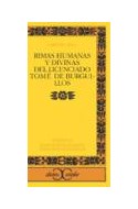 Papel RIMAS HUMANAS Y DIVINAS DEL LICENCIADO TOME DE BURGUILLOS (COLECCION CLASICOS) (BOLSILLO)