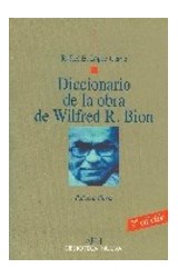 Papel DICCIONARIO DE LA OBRA DE WILFRED R BION (2 EDICION) (R  USTICO)