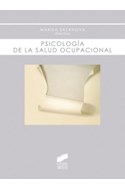 Papel PSICOLOGIA DE LA SALUD OCUPACIONAL (COLECCION BIBLIOTECA DE PSICOLOGIA 8)