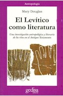 Papel LEVITICO COMO LITERATURA UNA INVESTIGACION ANTROPOLOGIC