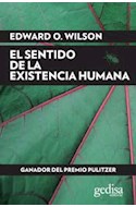 Papel SENTIDO DE LA EXISTENCIA HUMANA (COLECCION EXTENSION CIENTIFICA PARA TODOS)