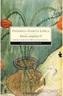 Papel POESIA COMPLETA II [GARCIA LORCA FEDERICO] (CONTEMPORANEA)