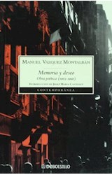 Papel MEMORIA Y DESEO OBRA POETICA 1963 - 1990 (CONTEMPORANEA)