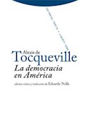 Papel DEMOCRACIA EN AMERICA (EDICION CRITICA Y TRADUCCION DE EDUARDO NOLLA) (CARTONE)