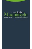 Papel MAQUIAVELO LECTURAS DE LO POLITICO