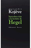 Papel INTRODUCCION A LA LECTURA DE HEGEL (ESTRUCTURAS Y PROCESOS)
