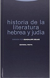 Papel HISTORIA DE LITERATURA HEBREA Y JUDIA (CARTONE)