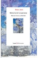 Papel MEMORIA DE LA ESPERANZA REDES DE TERNURA Y SOLIDARIDAD (MILENRAMA 46) (RUSTICA)