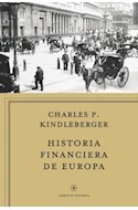 Papel HISTORIA FINANCIERA DE EUROPA (COLECCION LIBROS DE HISTORIA)