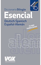 Papel DICCIONARIO BILINGUE ESENCIAL DEUTSCH-SPANISCH / ESPAÑOL-ALEMAN (BOLSILLO) (RUSTICA)