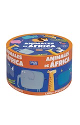 Papel ANIMALES DE AFRICA [LIBRO + PUZLE GIGANTE] [30 PIEZAS] (ESTUCHE)