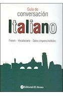 Papel ITALIANO GUIA DE CONVERSACION (FRASES - VOCABULARIO - D  ATOS IMPRESCINDIBLES)