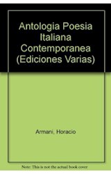 Papel ANTOLOGIA DE POESIA ITALIANA CONTEMPORANEA