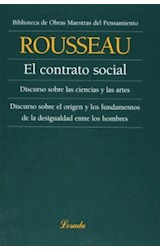 Papel CONTRATO SOCIAL / DISCURSO SOBRE LAS CIENCIAS Y LAS ARTES (OBRAS MAESTRAS DEL PENSAMIE 15)