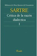 Papel CRITICA DE LA RAZON DIALECTICA I (COLECCION BIBLIOTECA DE OBRAS MAESTRAS DEL PENSAMIENTO 60)