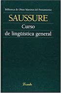 Papel CURSO DE LINGUISTICA GENERAL (OBRAS MAESTRAS DEL PENSAMIENTO 01) (RUSTICA)