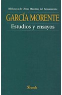 Papel ESTUDIOS Y ENSAYOS (OBRAS MAESTRAS DEL PENSAMIENTO 71)