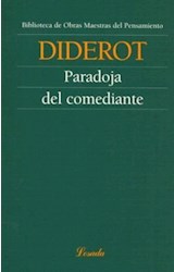 Papel PARADOJA DEL COMEDIANTE (OBRAS MAESTRAS DEL PENSAMIENTO 72)