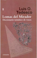Papel LOMAS DEL MIRADOR DICCIONARIO TEMATICO DE VOCES (RUSTIC  O)