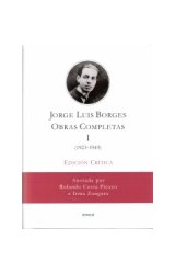 Papel OBRAS COMPLETAS I 1923-1949 (EDICION CRITICA) (CARTONE)