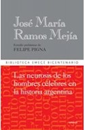 Papel NEUROSIS DE LOS HOMBRES CELEBRES EN LA HISTORIA ARGENTINA (BIBLIOTECA EMECE BICENTENARIO)